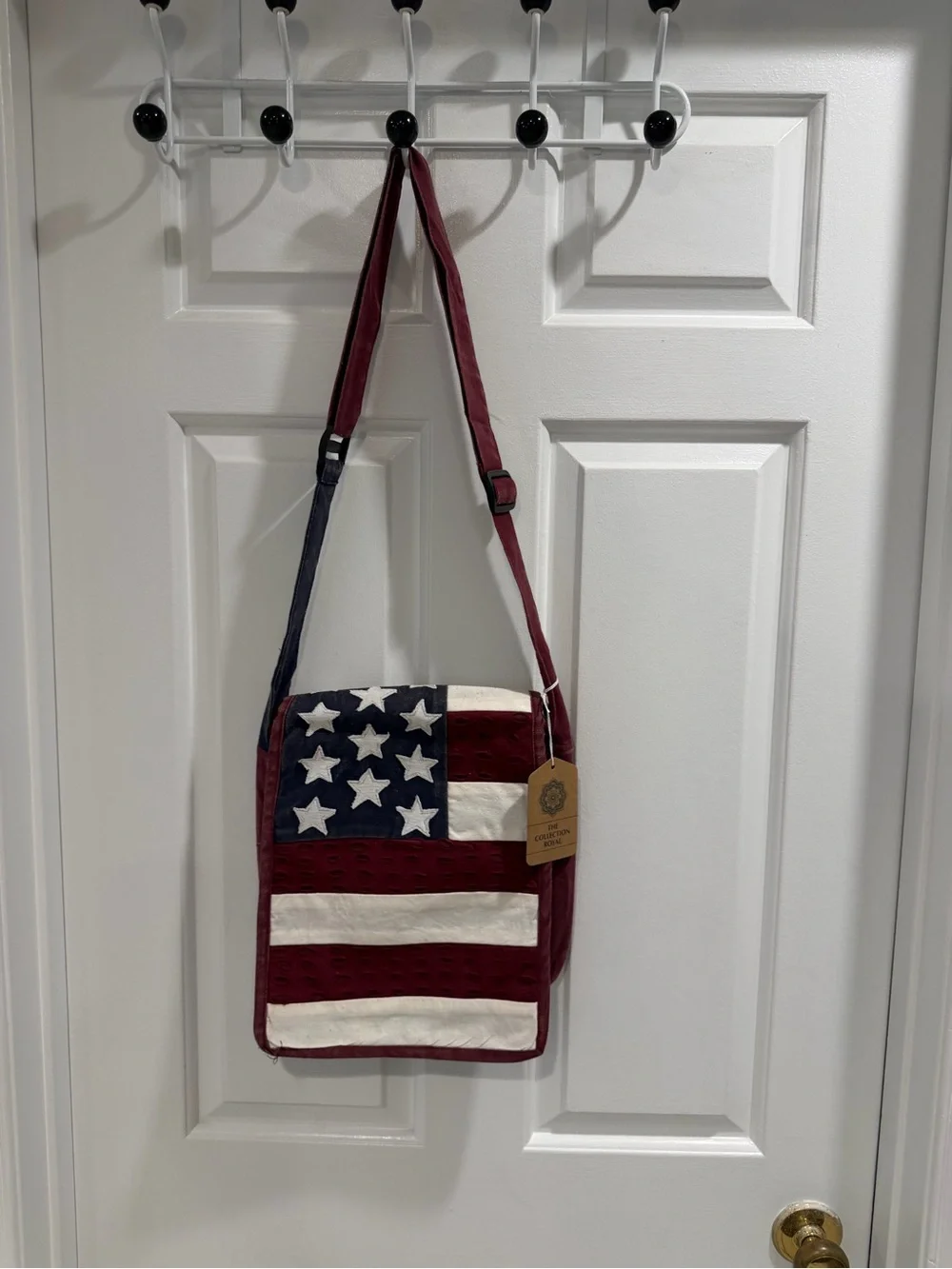 NWT American Flag Patchwork Crossbody Bag - The Royal Collection